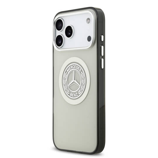 Apple iPhone 17 Pro Max Kılıf Mercedes Benz Orjinal Lisanslı M-safe Şarj Özellikli Çift Katmanlı PC Nostaljik Yıldız Dizayn Kapak - 18
