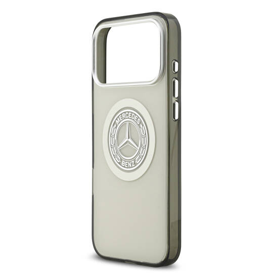Apple iPhone 17 Pro Max Kılıf Mercedes Benz Orjinal Lisanslı M-safe Şarj Özellikli Çift Katmanlı PC Nostaljik Yıldız Dizayn Kapak - 22