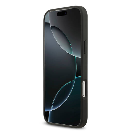 Apple iPhone 17 Pro Max Kılıf Mercedes Benz Orjinal Lisanslı M-safe Şarj Özellikli Dokulu Desenli Deri Kapak - 14