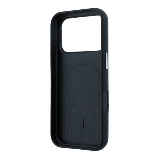 Apple iPhone 17 Pro Max Kılıf Mercedes Benz Orjinal Lisanslı M-safe Şarj Özellikli Metal Yıldız Logolu Çizgili Deri Kapak - 7