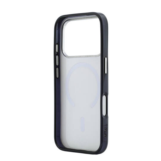 Apple iPhone 17 Pro Max Kılıf Mercedes Benz Orjinal Lisanslı M-safe Şarj Özellikli Saydam Yüzey İkonik 3D Metal Logolu Kapak - 7