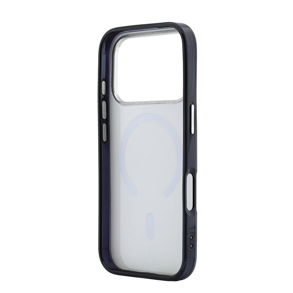 Apple iPhone 17 Pro Max Kılıf Mercedes Benz Orjinal Lisanslı M-safe Şarj Özellikli Saydam Yüzey İkonik 3D Metal Logolu Kapak - 7
