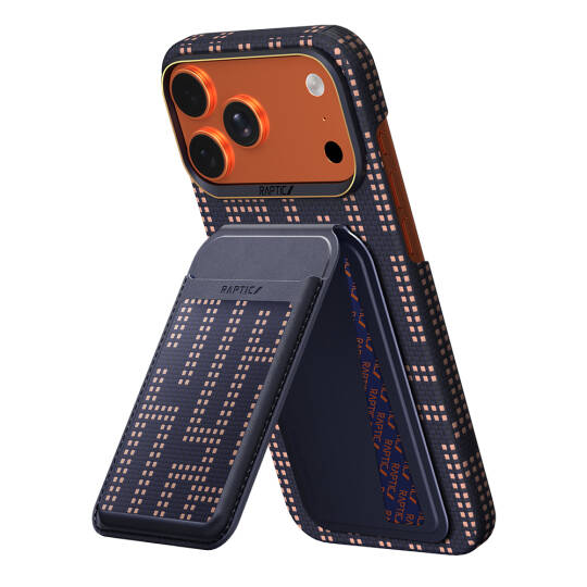 Apple iPhone 17 Pro Max Kılıf Raptic 2in1 Bundle Kit Aramid Skin Grid Serisi Kartlık ve Karbon Kapak - 2