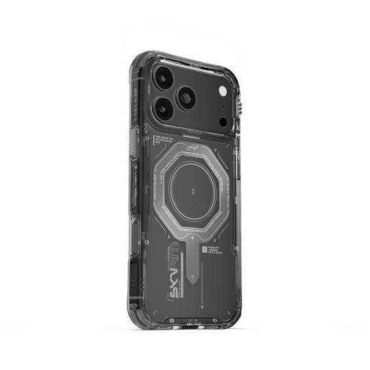 Apple iPhone 17 Pro Max Kılıf SkinArma M-safe Şarj Özellikli Airbag Tasarımlı Magma Kapak - 4