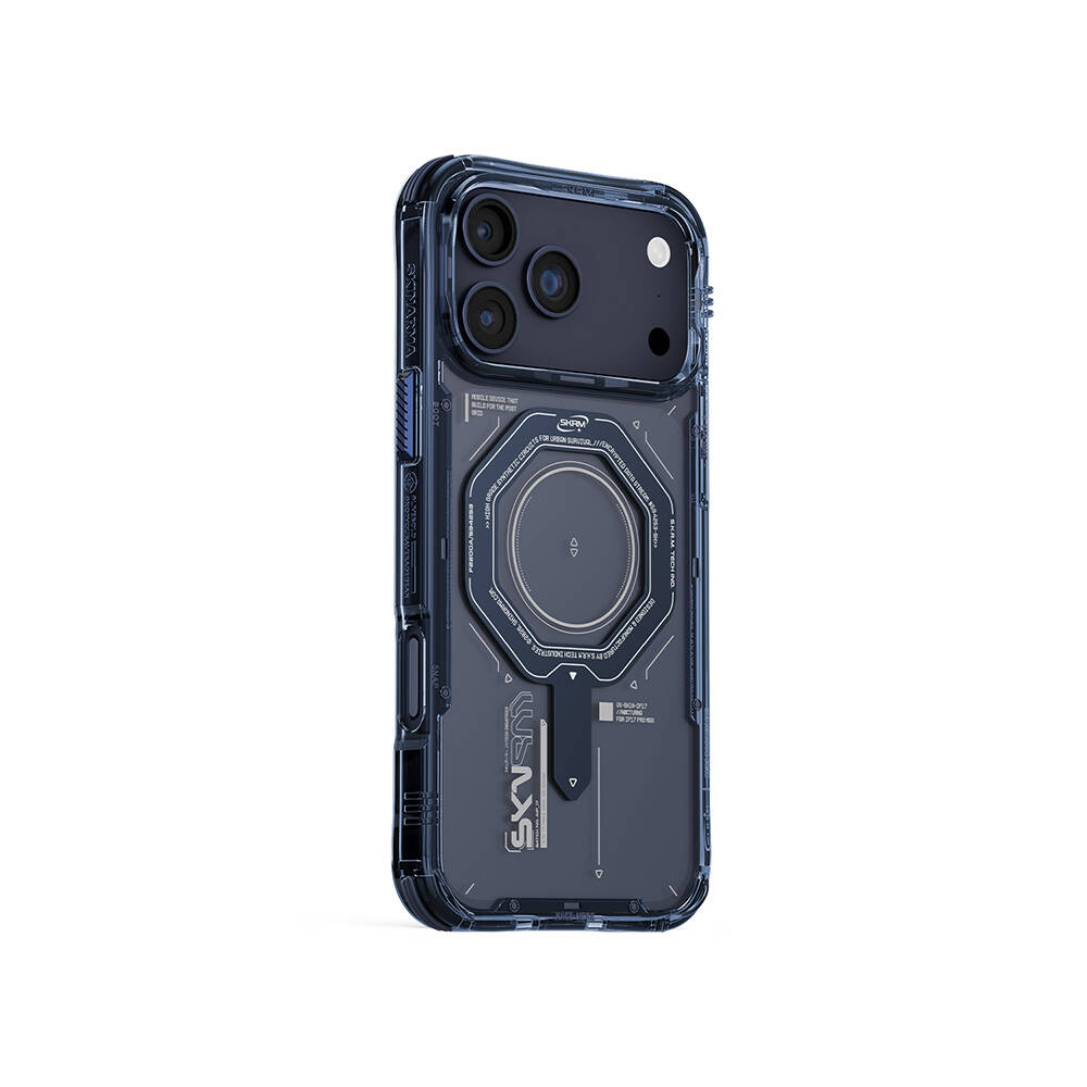 Apple iPhone 17 Pro Max Kılıf SkinArma M-safe Şarj Özellikli Airbag Tasarımlı Magma Kapak - 12