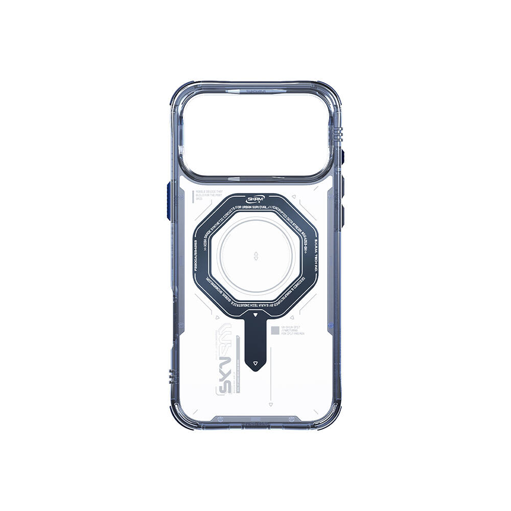 Apple iPhone 17 Pro Max Kılıf SkinArma M-safe Şarj Özellikli Airbag Tasarımlı Magma Kapak - 14