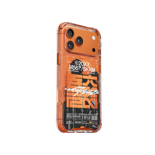 Apple iPhone 17 Pro Max Kılıf Skinarma M-Safe Şarj Özellikli IML Baskılı X M56 Kapak - 2