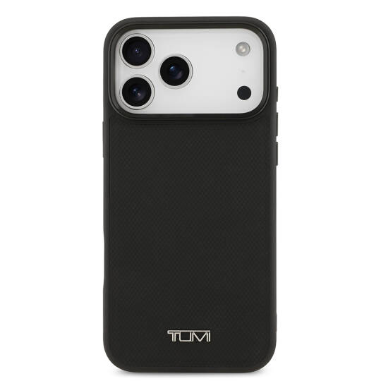 Apple iPhone 17 Pro Max Kılıf TUMI M-safe Şarj Özellikli Deri Noktalı Dizayn Kapak - 4