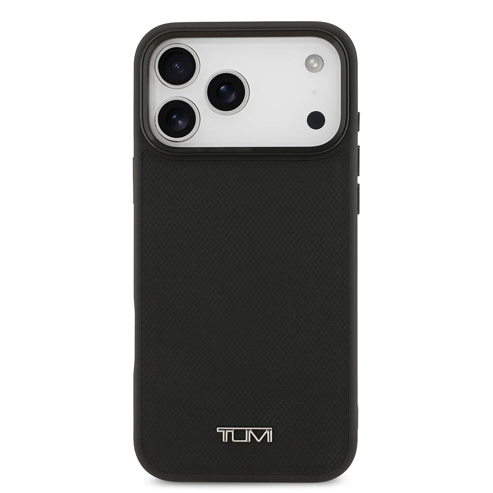 Apple iPhone 17 Pro Max Kılıf TUMI M-safe Şarj Özellikli Deri Noktalı Dizayn Kapak - 4