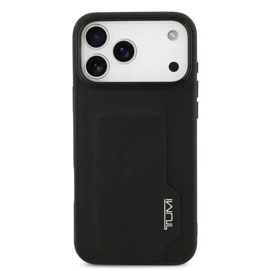Apple iPhone 17 Pro Max Kılıf TUMI Orjinal Lisanslı Deri Dikey Kartlıklı Kapak - 4
