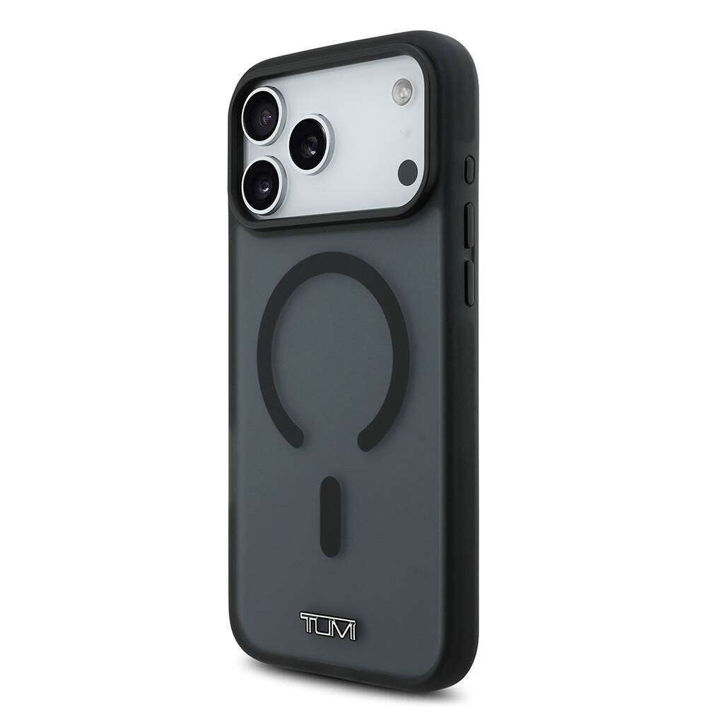 Apple iPhone 17 Pro Max Kılıf TUMI Orjinal Lisanslı M-safe Şarj Özellikli Buzlu Transparan Kapak - 4
