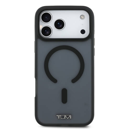Apple iPhone 17 Pro Max Kılıf TUMI Orjinal Lisanslı M-safe Şarj Özellikli Buzlu Transparan Kapak - 5