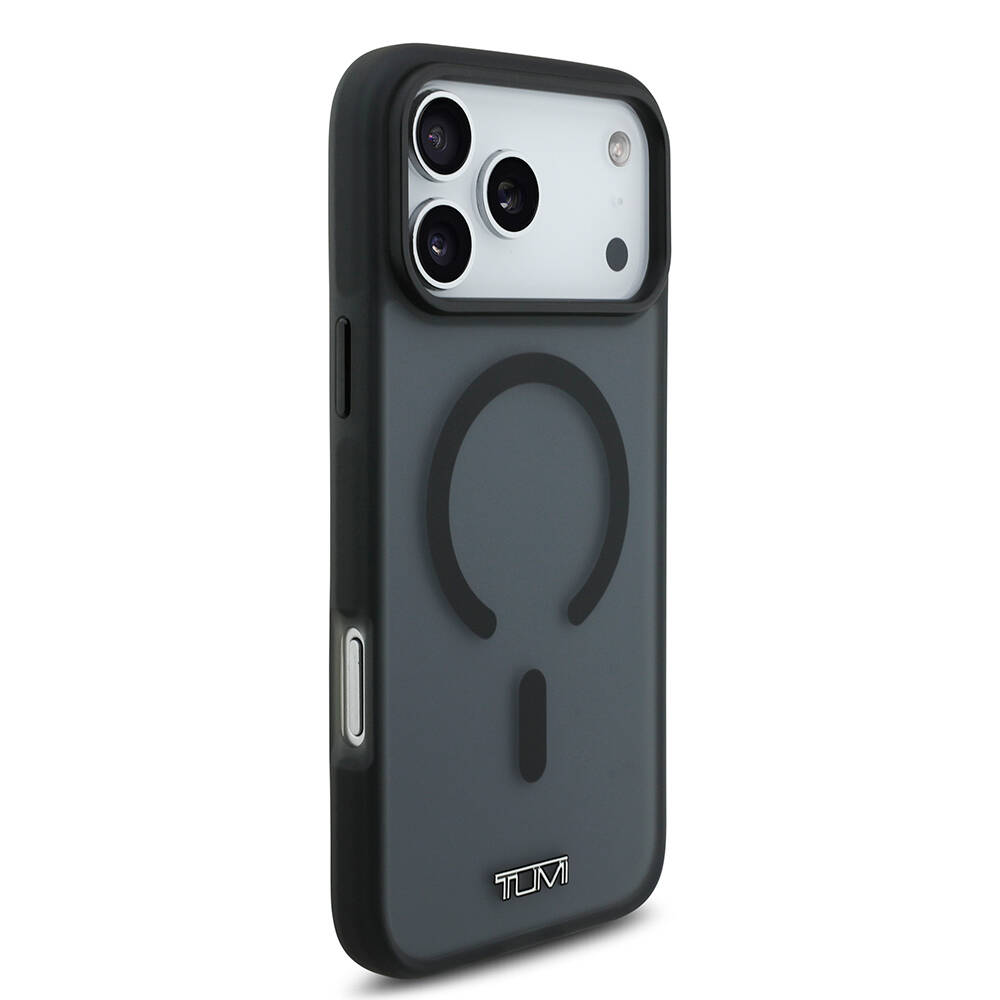Apple iPhone 17 Pro Max Kılıf TUMI Orjinal Lisanslı M-safe Şarj Özellikli Buzlu Transparan Kapak - 6