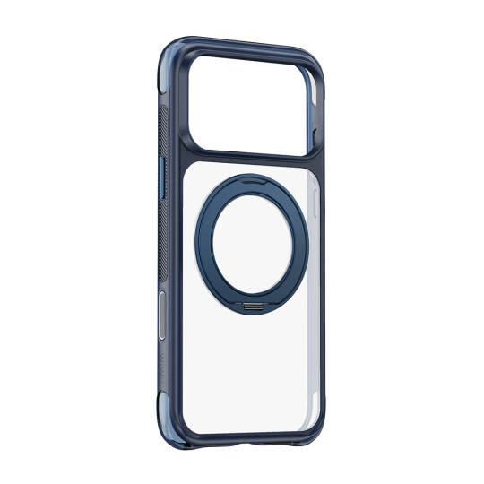 Apple iPhone 17 Pro Max Kılıf Wiwu AG-203 AeroGuard Ultra Serisi M-safe Şarj Özellikli Airbag Tasarımlı Standlı Kapak - 24