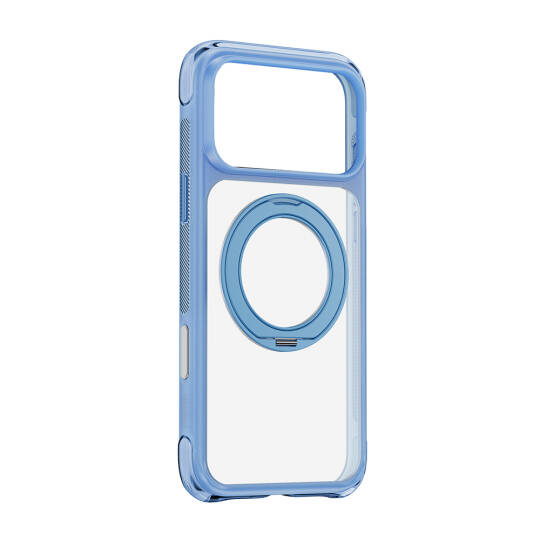Apple iPhone 17 Pro Max Kılıf Wiwu AG-203 AeroGuard Ultra Serisi M-safe Şarj Özellikli Airbag Tasarımlı Standlı Kapak - 15
