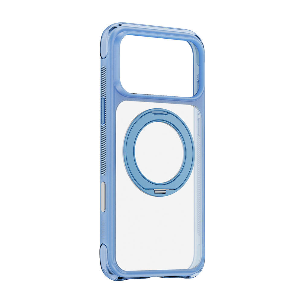 Apple iPhone 17 Pro Max Kılıf Wiwu AG-203 AeroGuard Ultra Serisi M-safe Şarj Özellikli Airbag Tasarımlı Standlı Kapak - 15