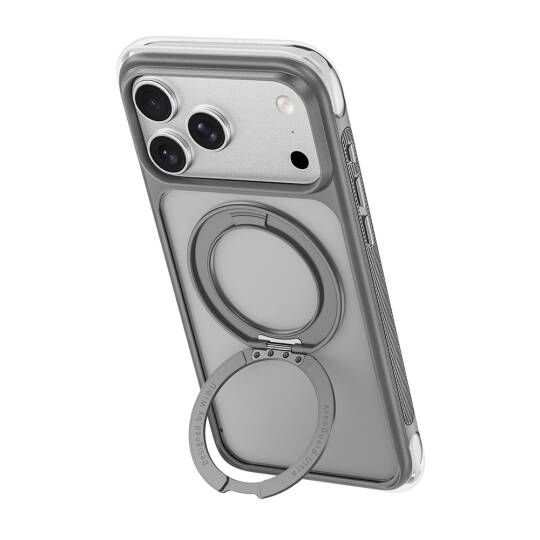 Apple iPhone 17 Pro Max Kılıf Wiwu AG-203 AeroGuard Ultra Serisi M-safe Şarj Özellikli Airbag Tasarımlı Standlı Kapak - 14