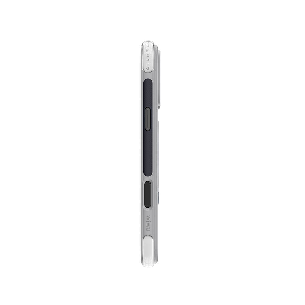 Apple iPhone 17 Pro Max Kılıf Wiwu AS-203 AeroShield Ultra Serisi M-safe Şarj Özellikli Airbag Tasarımlı Standlı Kapak - 41
