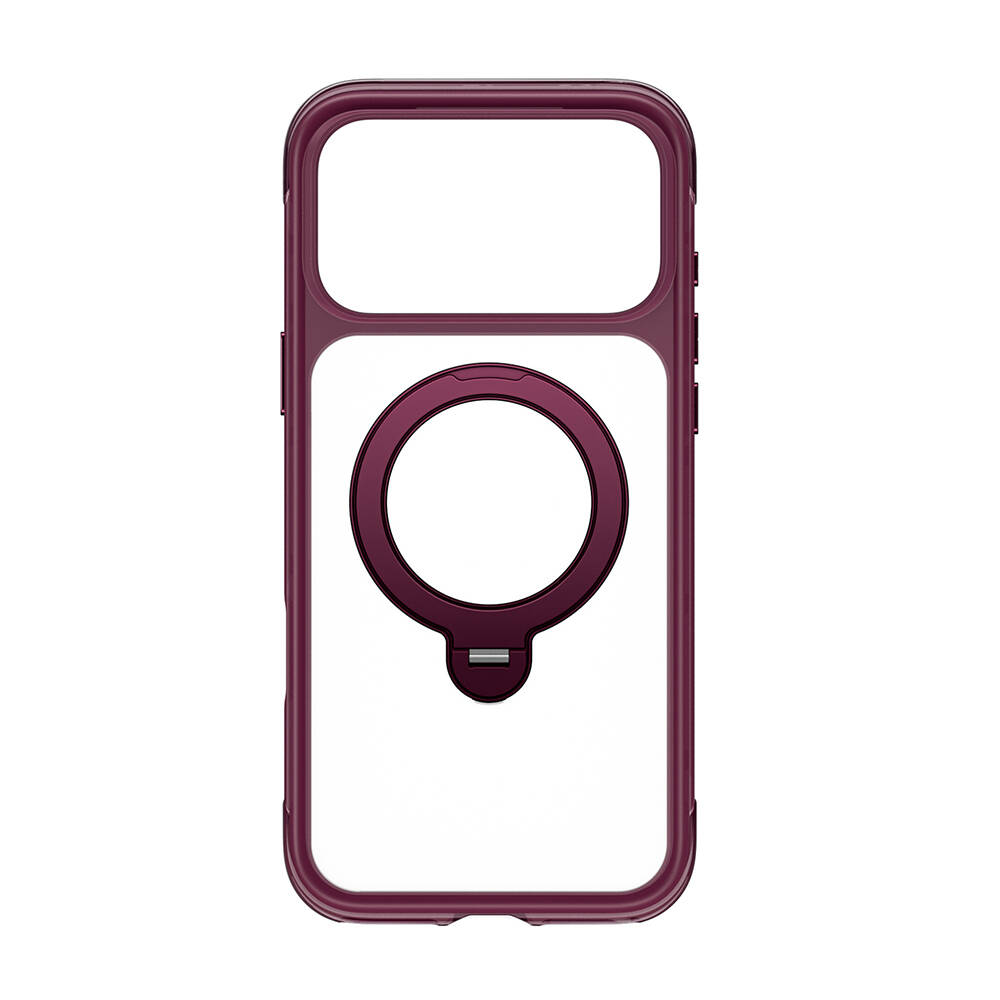 Apple iPhone 17 Pro Max Kılıf Wiwu AS-203 AeroShield Ultra Serisi M-safe Şarj Özellikli Airbag Tasarımlı Standlı Kapak - 14