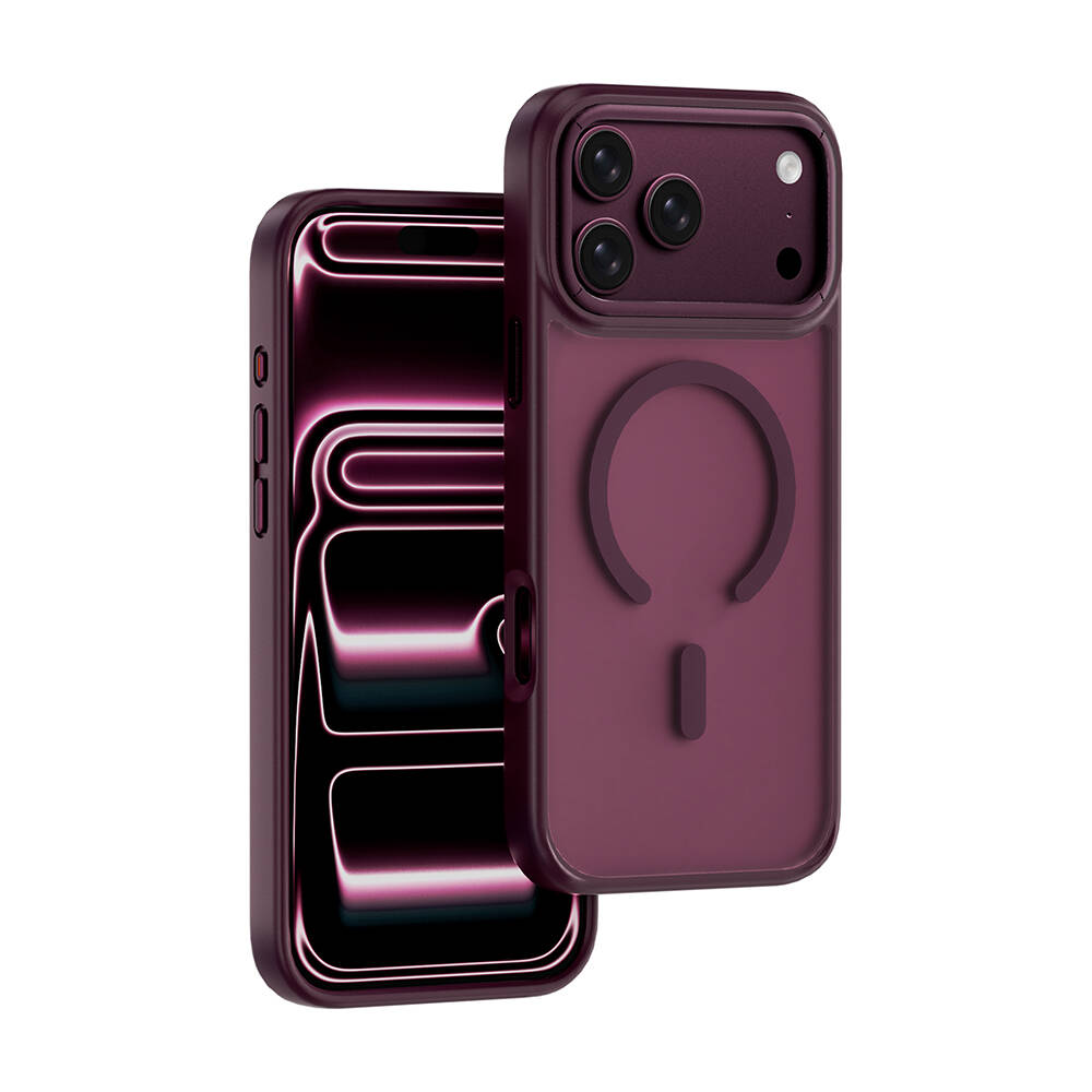 Apple iPhone 17 Pro Max Kılıf Wiwu FGG-012 ArmorPro Serisi M-safe Şarj Özellikli Parmak İzi Bırakmayan Kılıf - 18