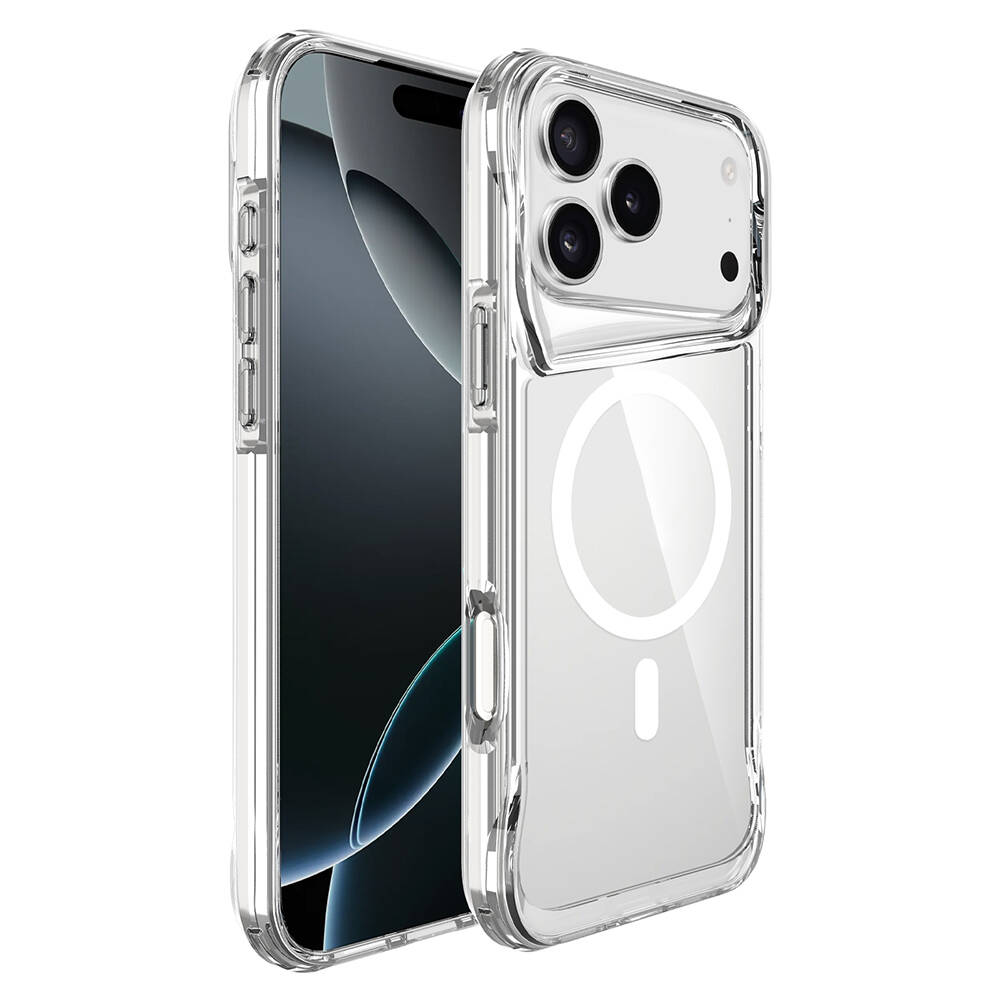 Apple iPhone 17 Pro Max Kılıf Zore M-safe Şarj Özellikli T-Max M-safe Kapak - 3