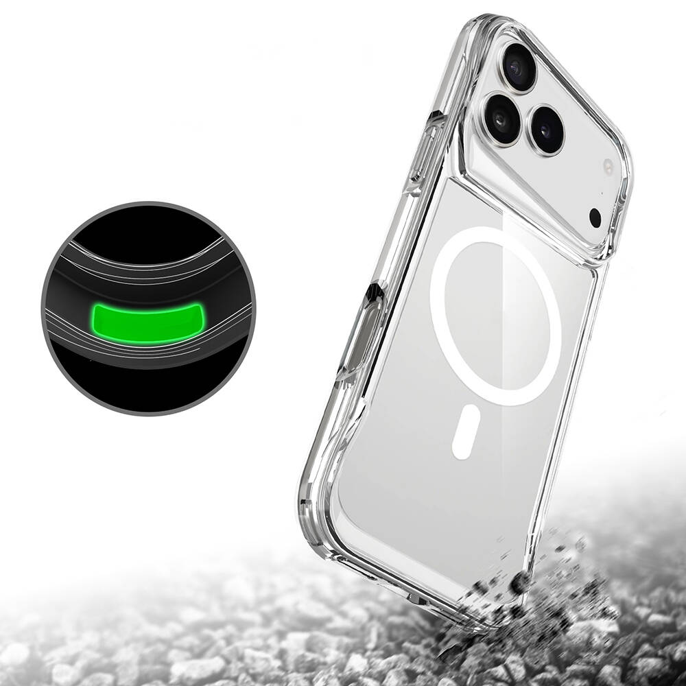 Apple iPhone 17 Pro Max Kılıf Zore M-safe Şarj Özellikli T-Max M-safe Kapak - 9