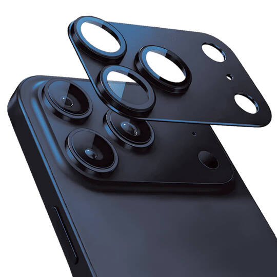 Apple iPhone 17 Pro Max Mohseven Alüminyum Kaplamalı Safir Anti Reflective Kamera Lens Koruyucu - 7