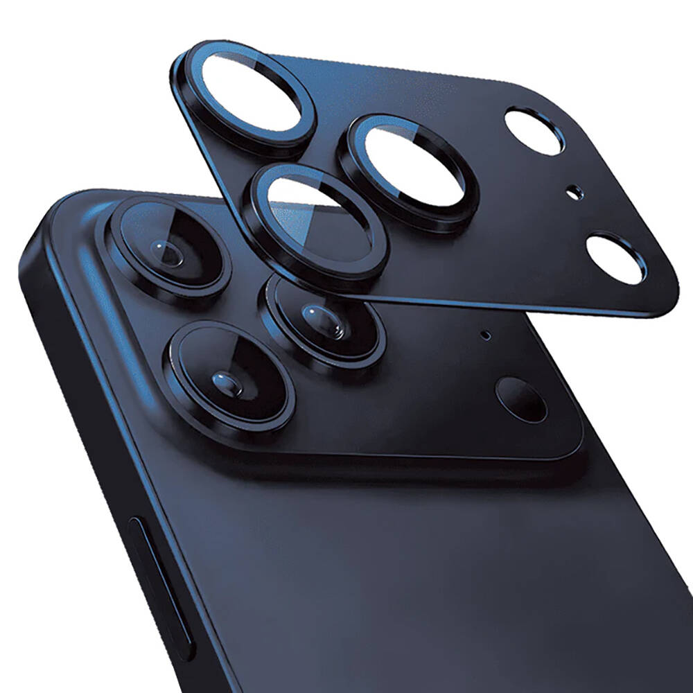 Apple iPhone 17 Pro Max Mohseven Alüminyum Kaplamalı Safir Anti Reflective Kamera Lens Koruyucu - 7