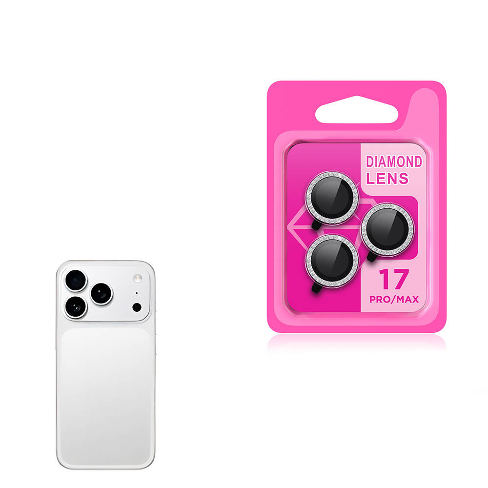 Apple iPhone 17 Pro Max Zore CL-06 Kamera Lens Koruyucu - 1