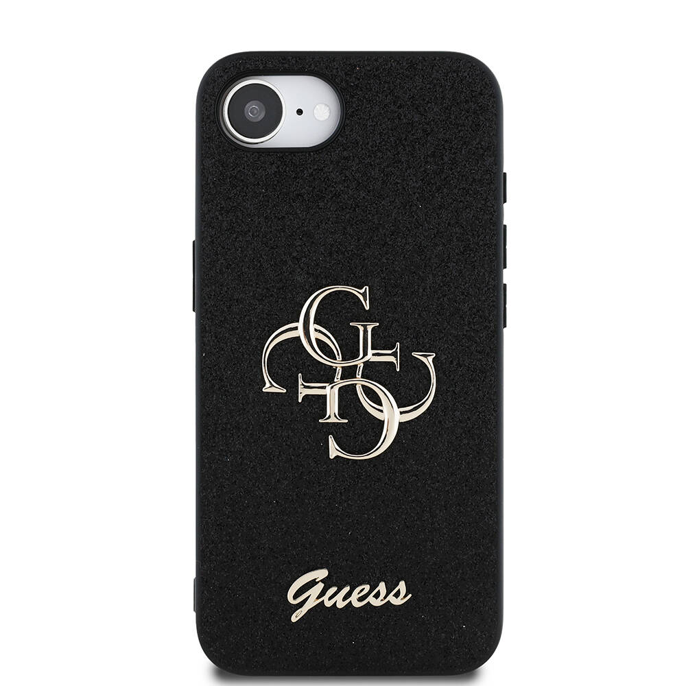 Apple iPhone 17E Kılıf Guess Orjinal Lisanslı 4G Büyük Metal Logolu Glitter Kapak - 11