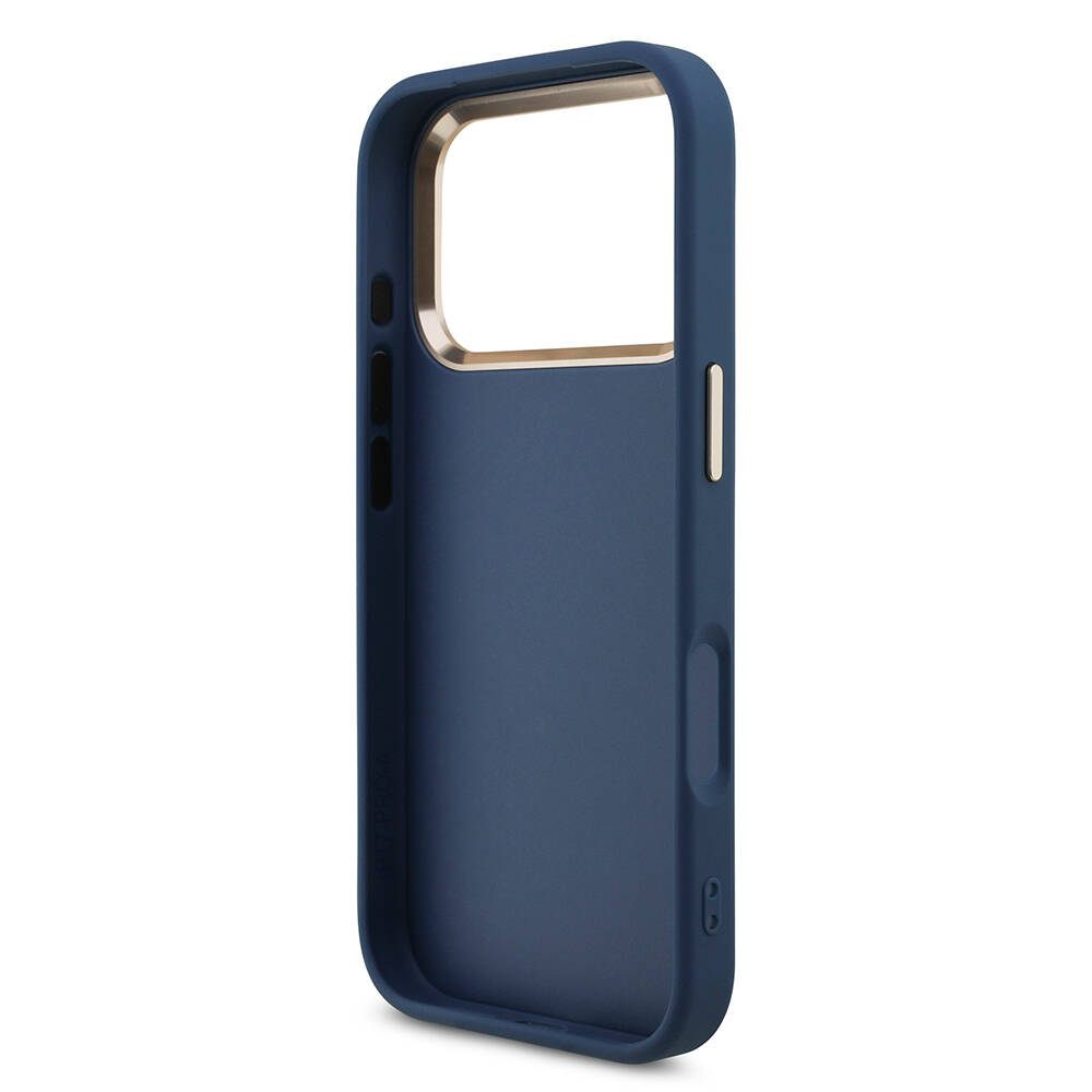 Apple iPhone 18 Pro Kılıf Guess Orjinal Lisanslı Gold Metal Kamera Çerçeveli 4G Desenli Metal Büyük 4G ve Yazı Logolu Kapak - 7