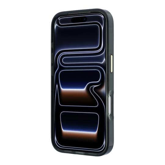 Apple iPhone 18 Pro Kılıf Guess Orjinal Lisanslı M-safe Şarj Özellikli Gül Desenli Simli Yazı Logolu Kapak - 29