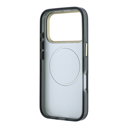 Apple iPhone 18 Pro Kılıf Guess Orjinal Lisanslı M-safe Şarj Özellikli Gül Desenli Simli Yazı Logolu Kapak - 31