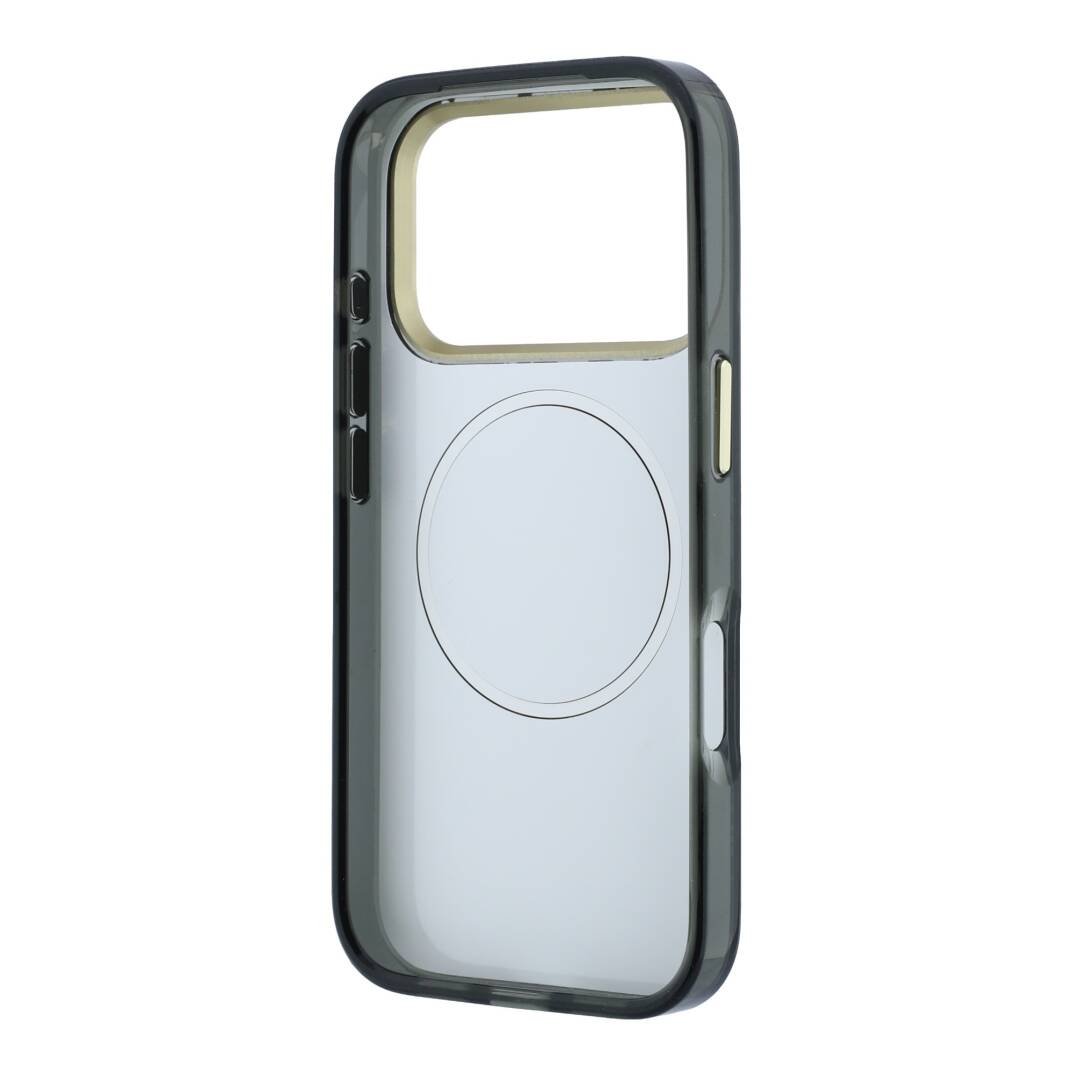 Apple iPhone 18 Pro Kılıf Guess Orjinal Lisanslı M-safe Şarj Özellikli Gül Desenli Simli Yazı Logolu Kapak - 31