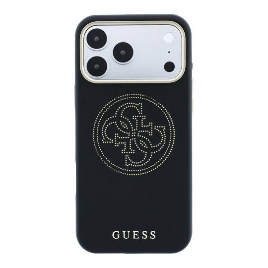 Apple iPhone 18 Pro Kılıf Guess Orjinal Lisanslı M-safe Şarj Özellikli PU Delikli 4G ve Yazı Logolu Kapak - 11