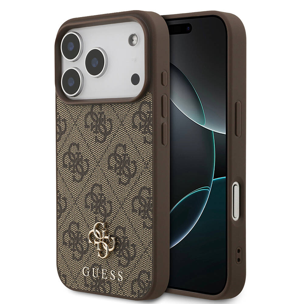 Apple iPhone 18 Pro Kılıf Guess Orjinal Lisanslı M-safe Şarj Özellikli Small 4G Classic Kapak - 17