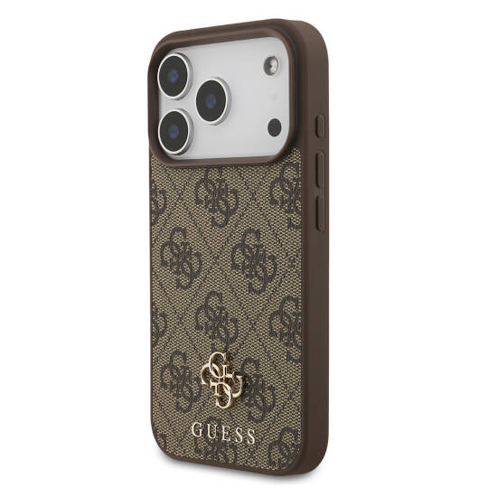 Apple iPhone 18 Pro Kılıf Guess Orjinal Lisanslı M-safe Şarj Özellikli Small 4G Classic Kapak - 18