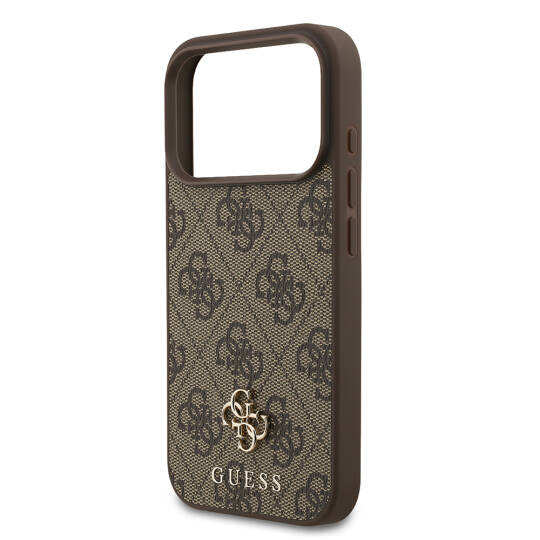 Apple iPhone 18 Pro Kılıf Guess Orjinal Lisanslı M-safe Şarj Özellikli Small 4G Classic Kapak - 22