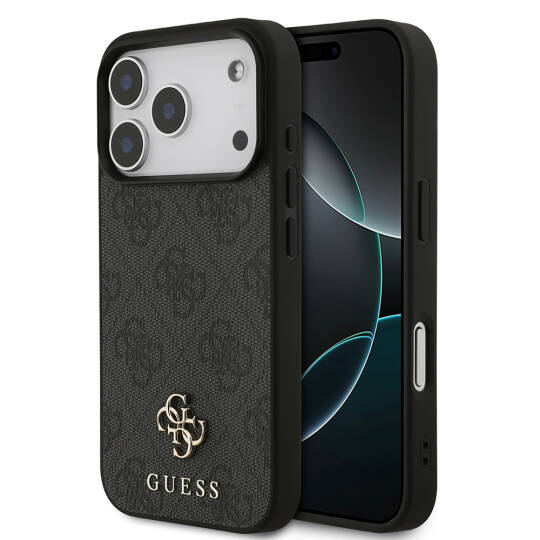 Apple iPhone 18 Pro Kılıf Guess Orjinal Lisanslı M-safe Şarj Özellikli Small 4G Classic Kapak