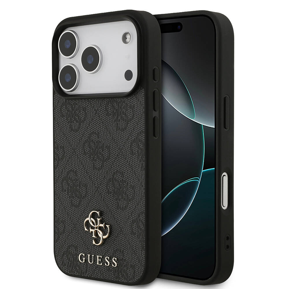 Apple iPhone 18 Pro Kılıf Guess Orjinal Lisanslı M-safe Şarj Özellikli Small 4G Classic Kapak - 1