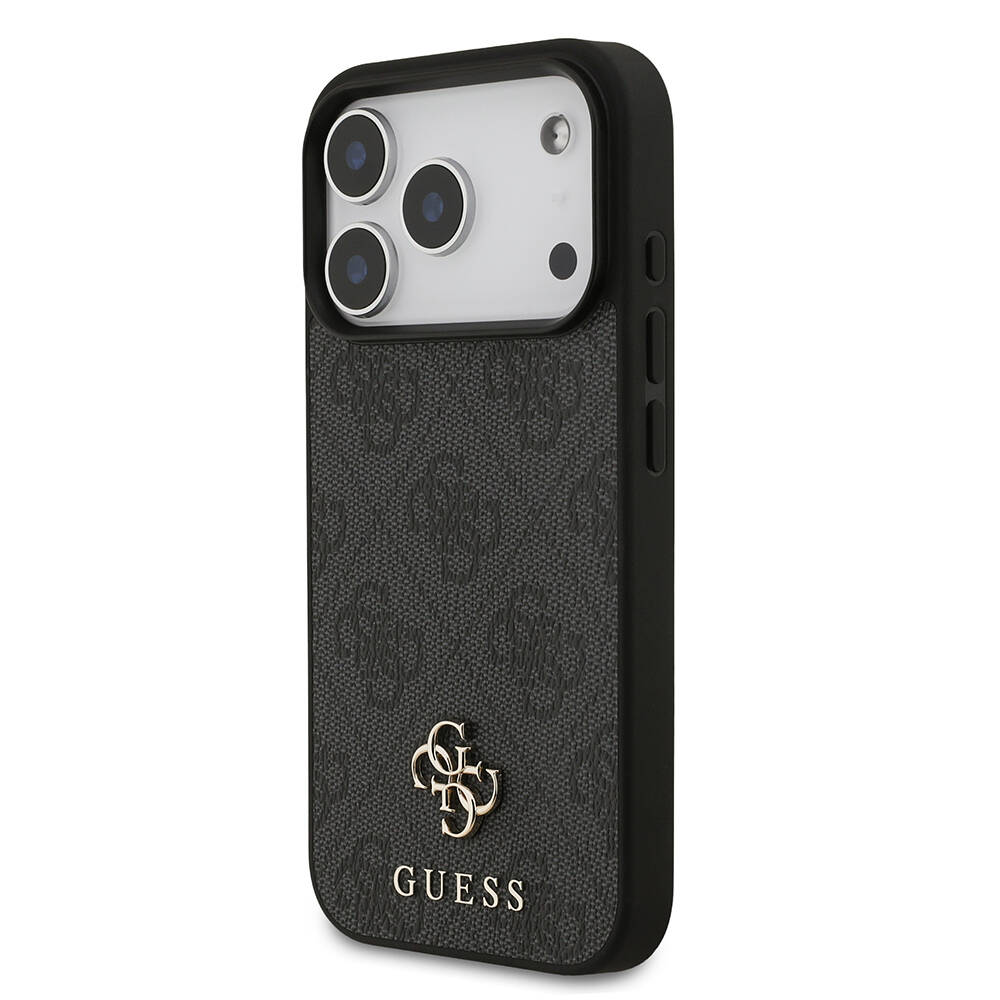 Apple iPhone 18 Pro Kılıf Guess Orjinal Lisanslı M-safe Şarj Özellikli Small 4G Classic Kapak - 2