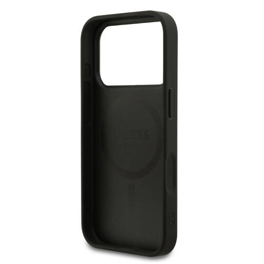 Apple iPhone 18 Pro Kılıf Guess Orjinal Lisanslı M-safe Şarj Özellikli Small 4G Classic Kapak - 7