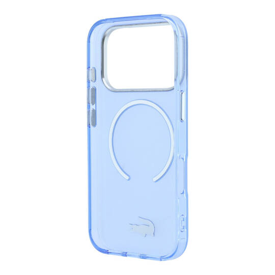 Apple iPhone 18 Pro Kılıf Lacoste Orjinal Lisanslı M-safe C-Magnet İkonik Timsah Logolu IML Frosted Kapak - 7