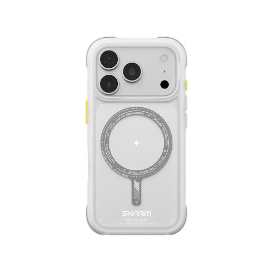 Apple iPhone 18 Pro Kılıf M-Safe Şarj Özellikli Airbag Tasarımlı Skinarma Avion Kapak - 33