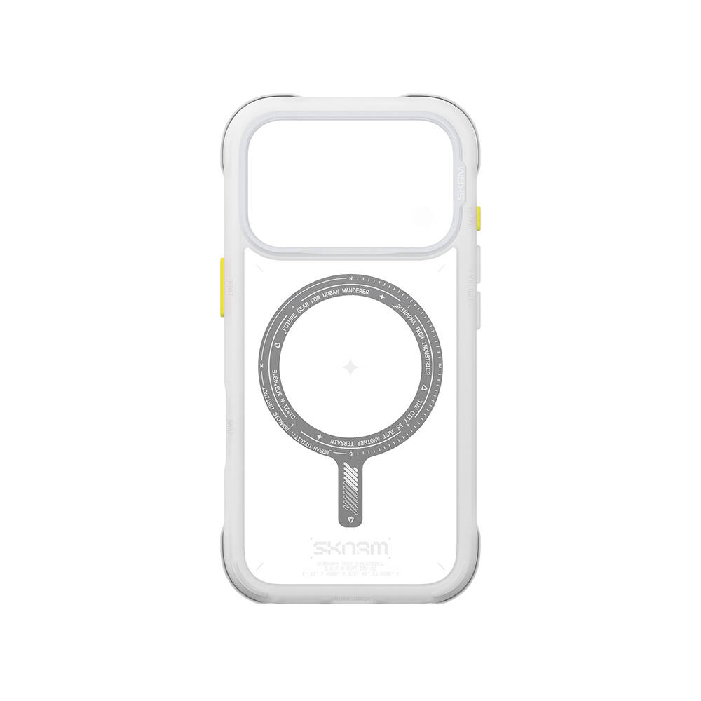 Apple iPhone 18 Pro Kılıf M-Safe Şarj Özellikli Airbag Tasarımlı Skinarma Avion Kapak - 38