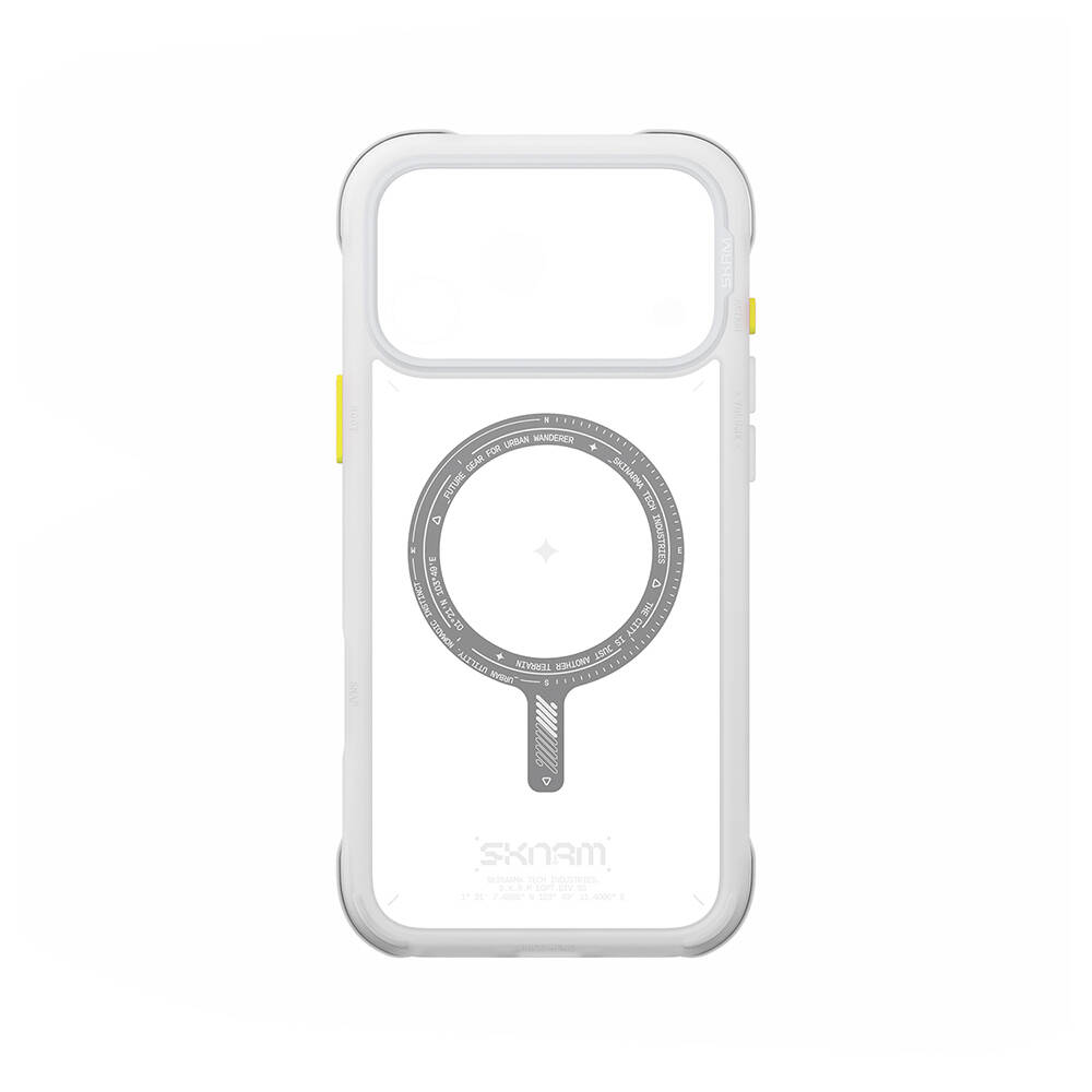 Apple iPhone 18 Pro Kılıf M-Safe Şarj Özellikli Airbag Tasarımlı Skinarma Avion Kapak - 42