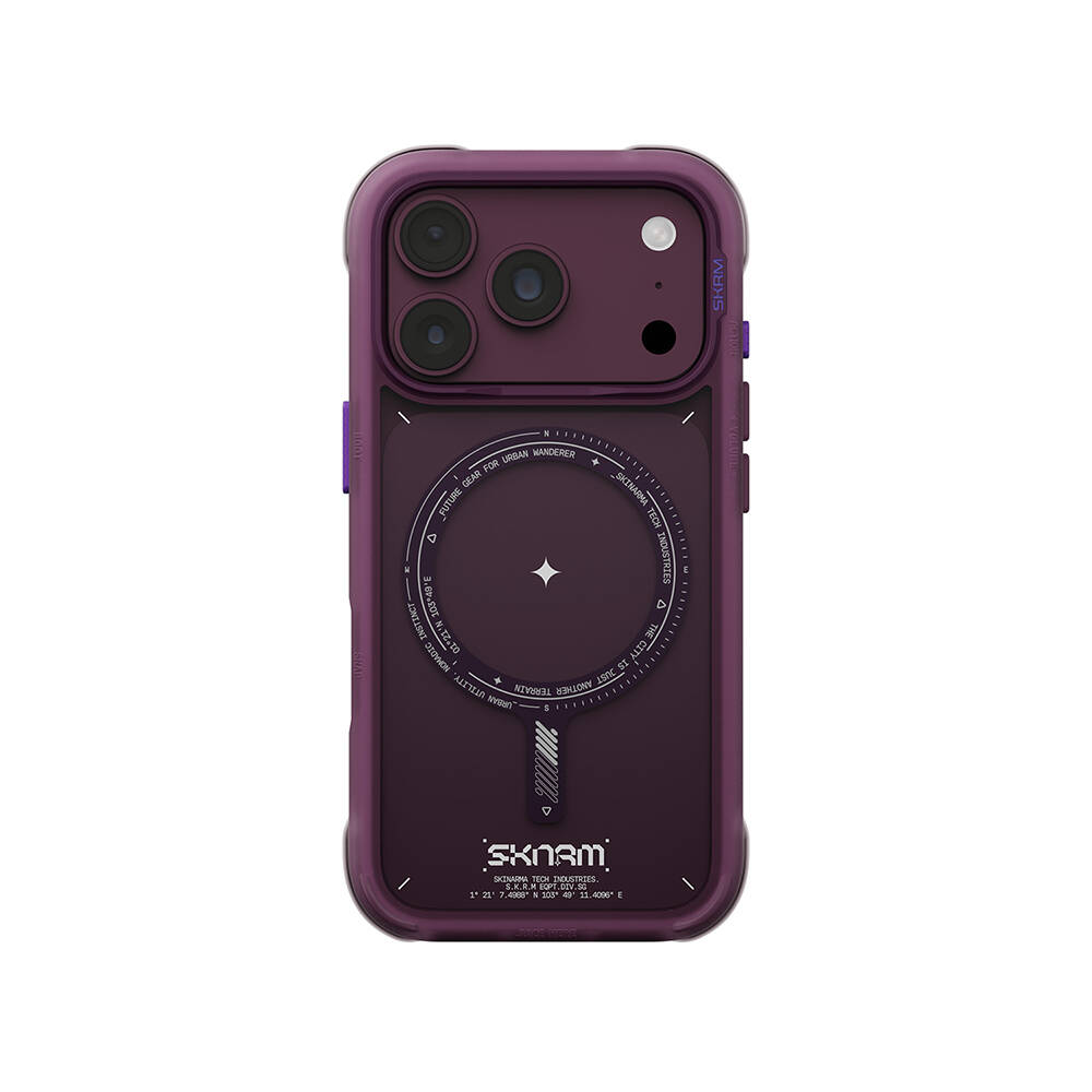 Apple iPhone 18 Pro Kılıf M-Safe Şarj Özellikli Airbag Tasarımlı Skinarma Avion Kapak - 20