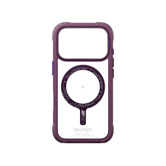 Apple iPhone 18 Pro Kılıf M-Safe Şarj Özellikli Airbag Tasarımlı Skinarma Avion Kapak - 21