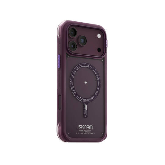 Apple iPhone 18 Pro Kılıf M-Safe Şarj Özellikli Airbag Tasarımlı Skinarma Avion Kapak - 22