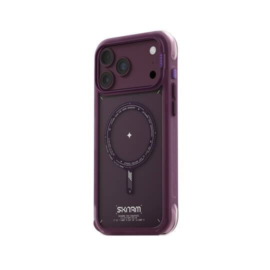 Apple iPhone 18 Pro Kılıf M-Safe Şarj Özellikli Airbag Tasarımlı Skinarma Avion Kapak - 23